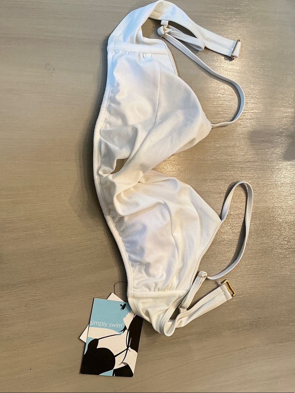 White Women's Bikini Top